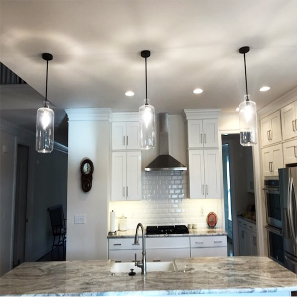 Installed New Pendant Lights MD